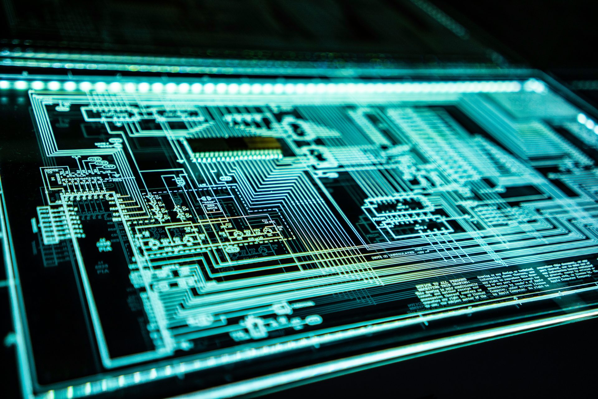 Complex circuitry on computer board